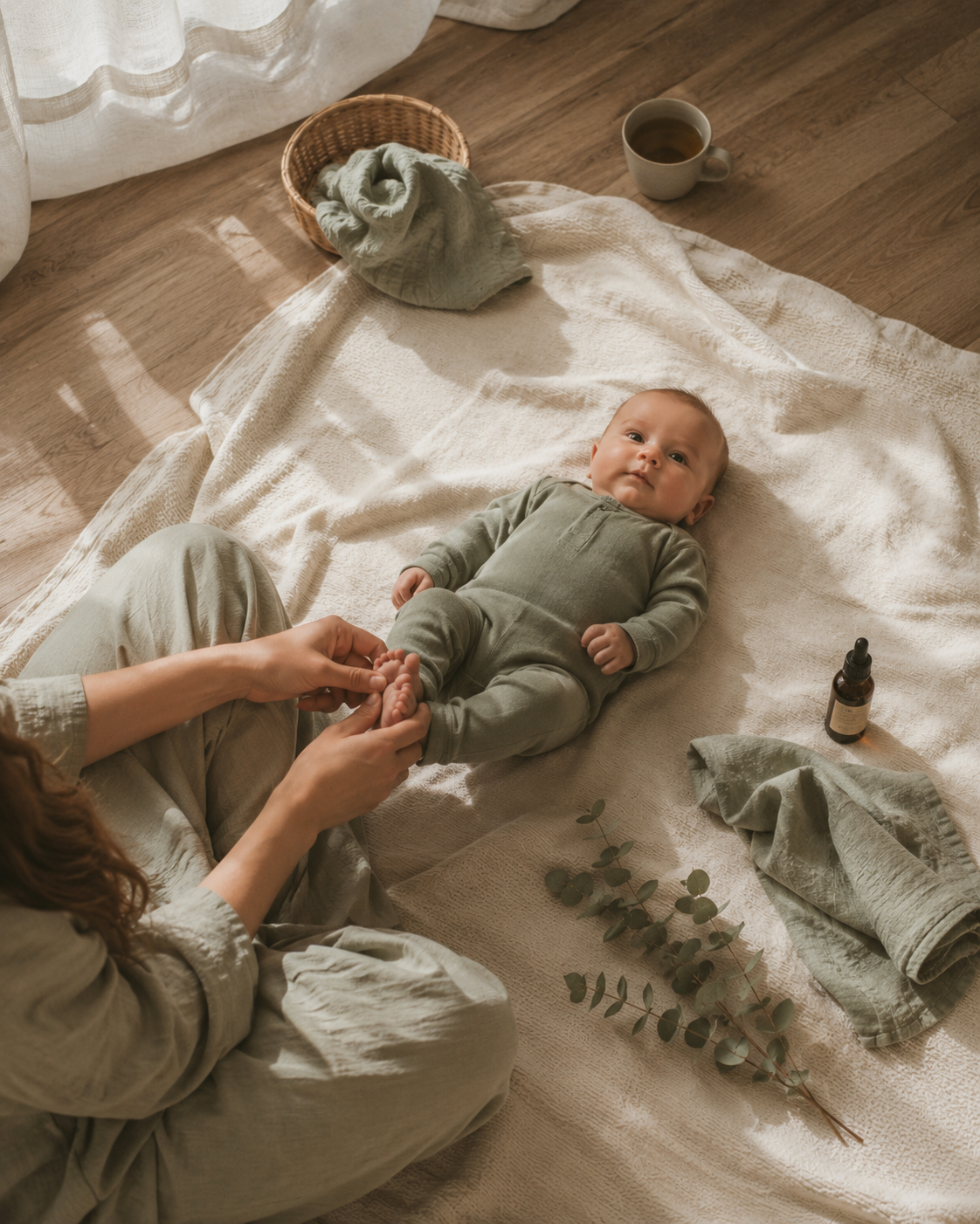 Achtsame Babymassage in Leipzig – Eltern-Kind-Bindung stärken